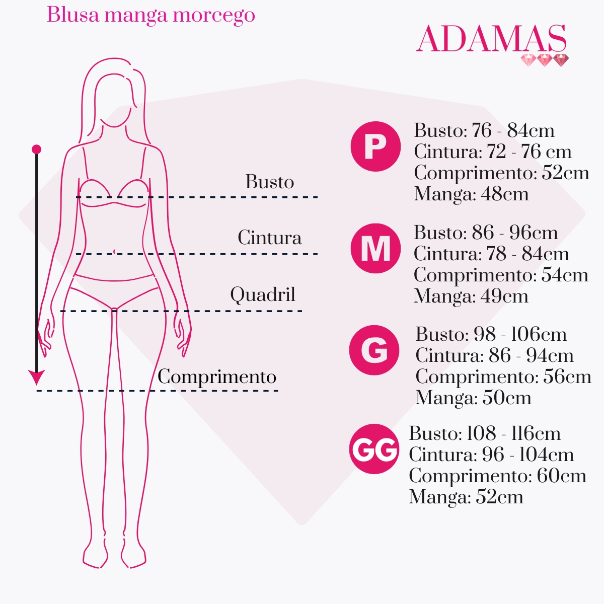 Blusa manga morcego